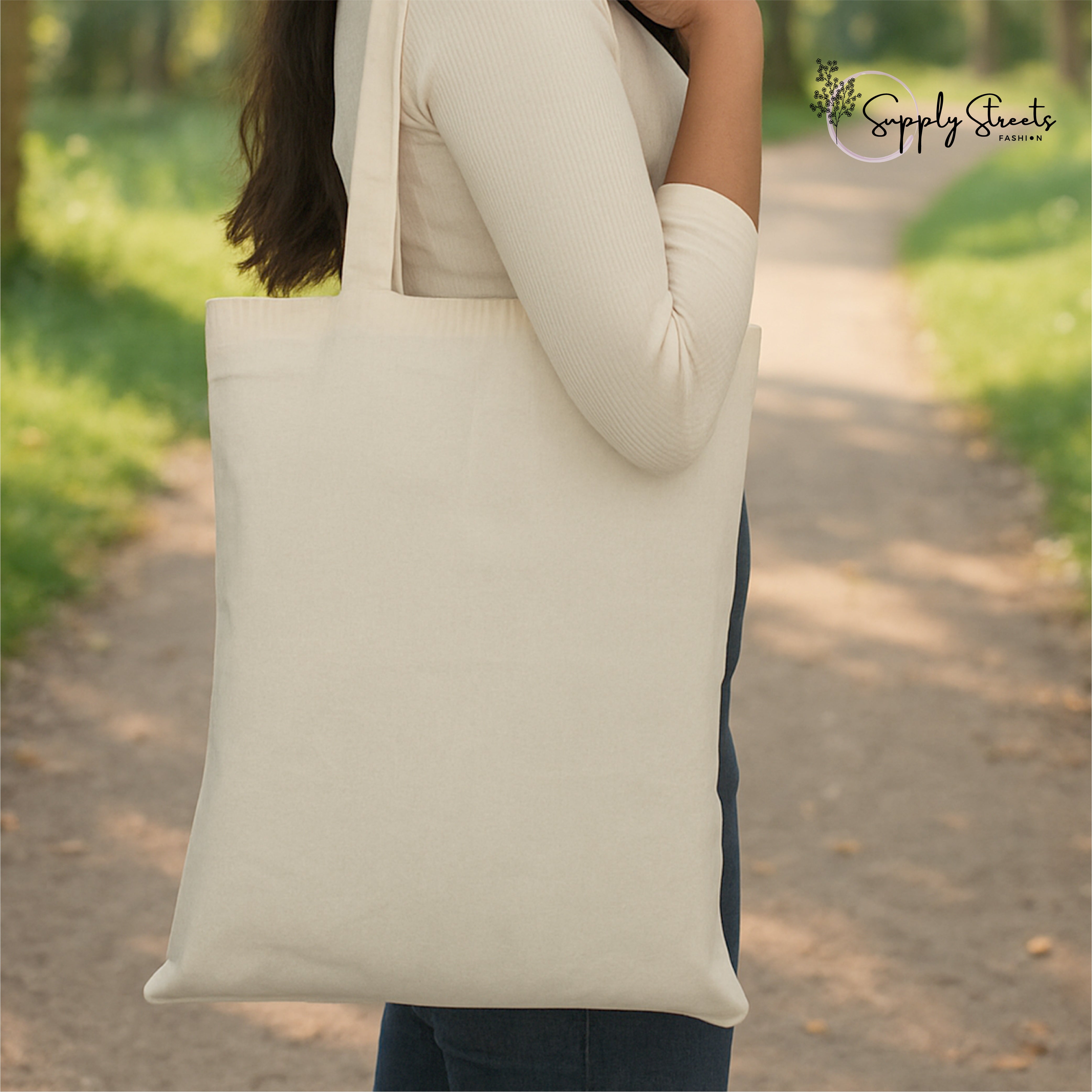 Plain Cotton Tote Bags | Durable & Eco-Friendly Shopping Bags | Perfect for DIY, Gifting & Branding