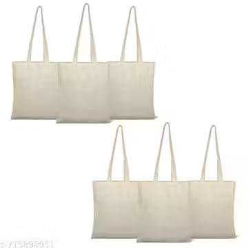Plain Cotton Tote Bags | Durable & Eco-Friendly Shopping Bags | Perfect for DIY, Gifting & Branding